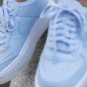 Gently used 2019 Weomens Baby Blue Air Force 1